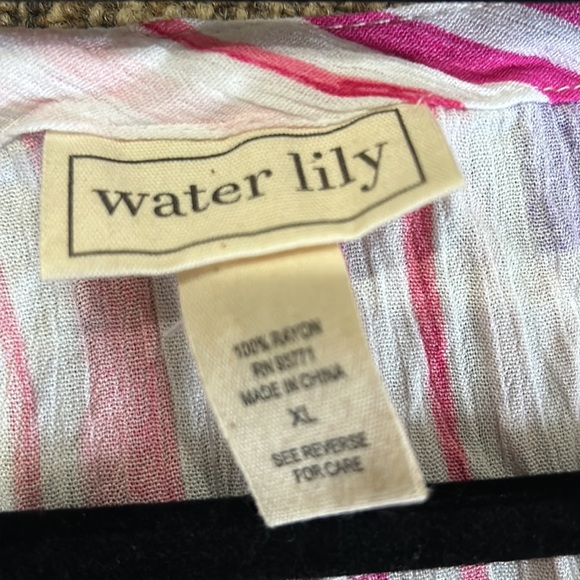 WATER LILY 2 Way Striped Dress XL - Picture 5 of 8